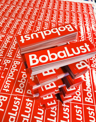 Custom Box logo stickers
