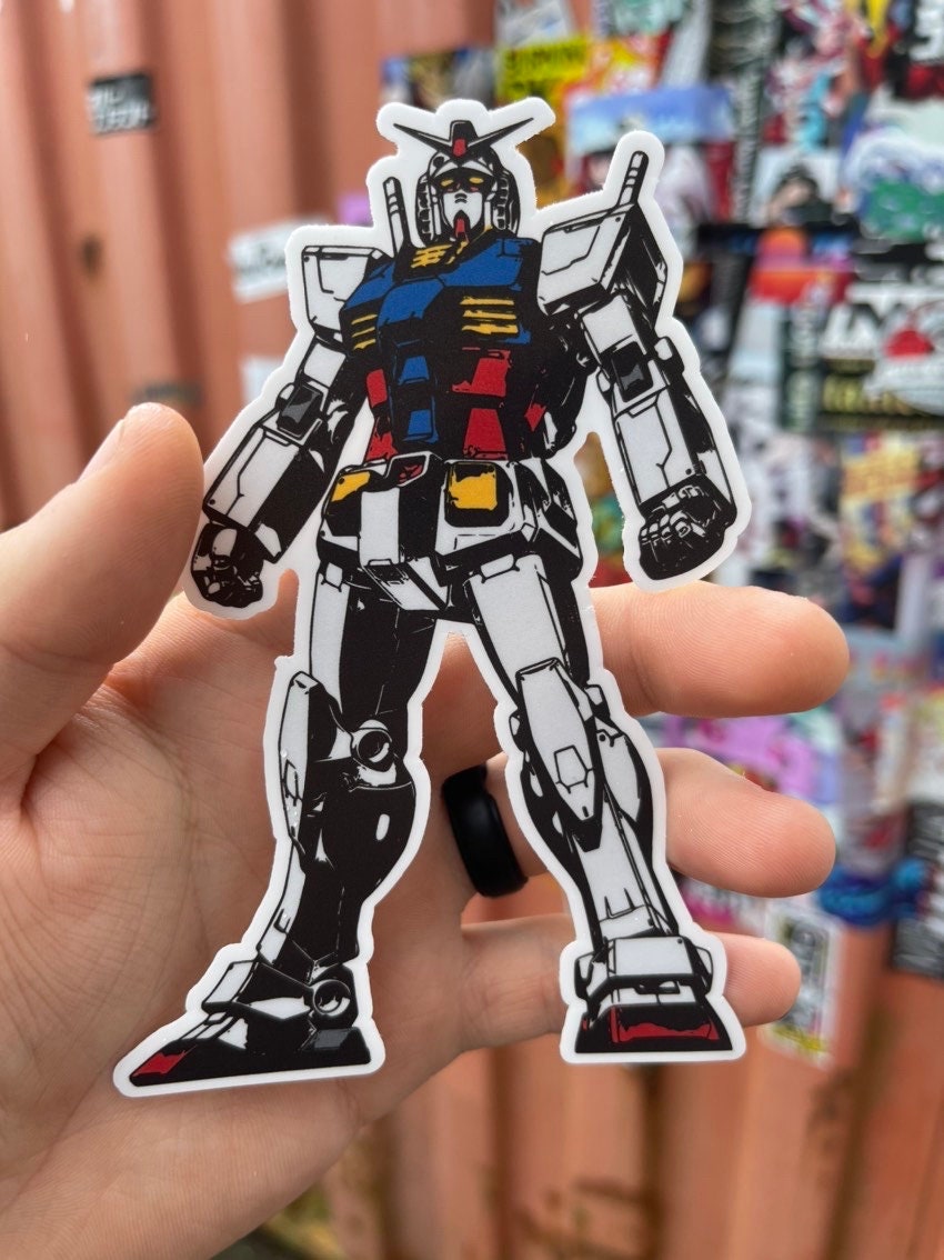 Gundam I Rx-78 full color I anime I sticker
