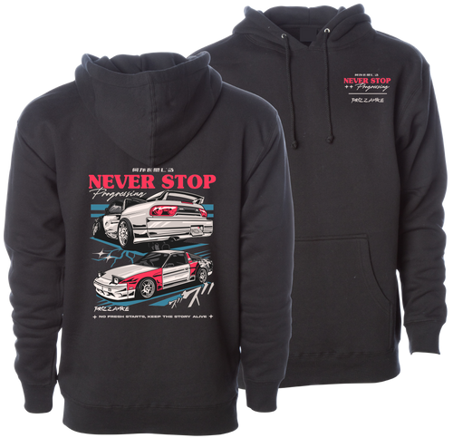 PrizzaMike Never Stop Progressing hoodie