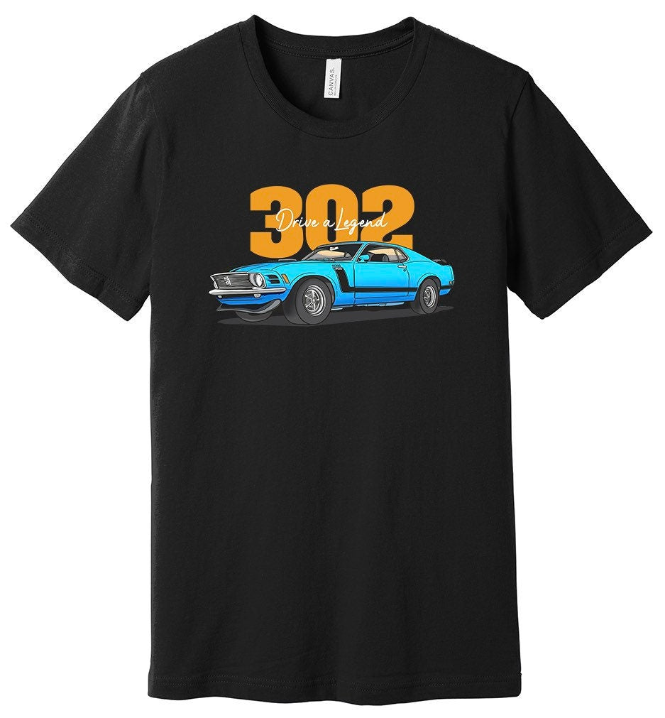 Ford I Mustang I 302 I Classic car I Unisex Graphic T-Shirt I